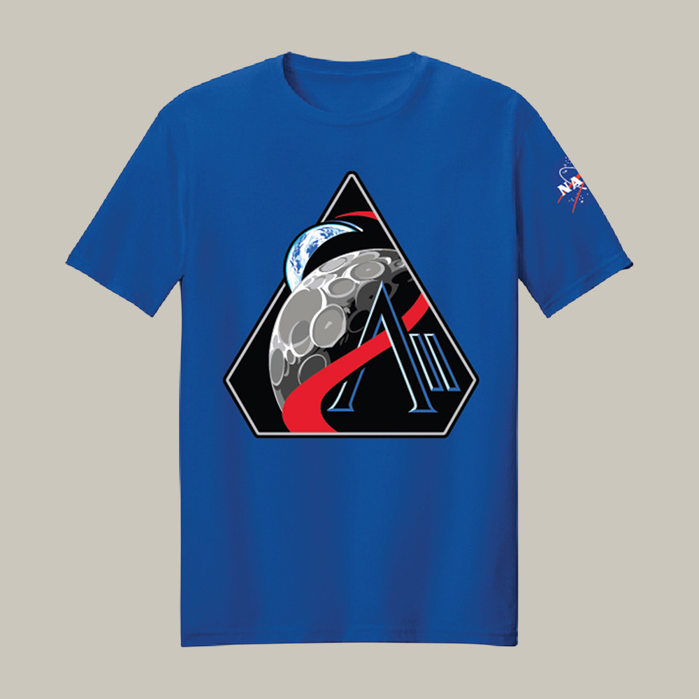 NASA Artemis II Space Mission Art T-Shirt First Lunar Flyby 2026 Shirt Astronomy Lover Gift