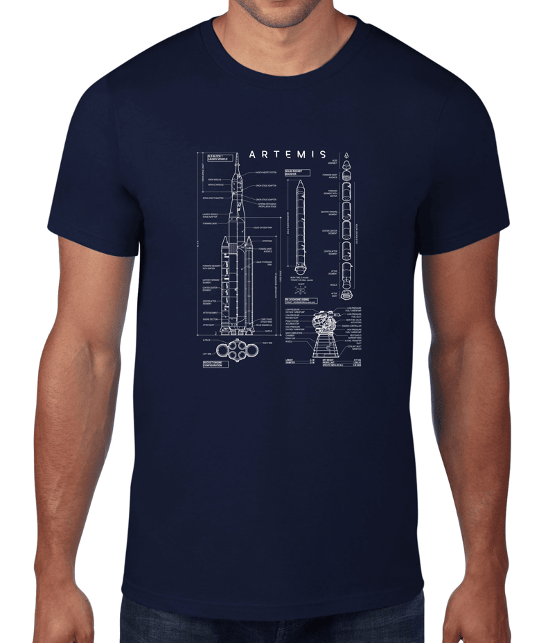 NASA Artemis II Space Mission T-Shirt Modern NASA Graphic Shirt Great Gift For Husband