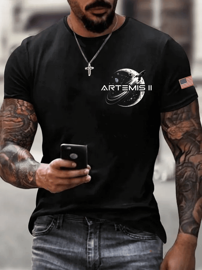 NASA Artemis II T-Shirt SLS Rocket Launch Merch Gift For Space Lover