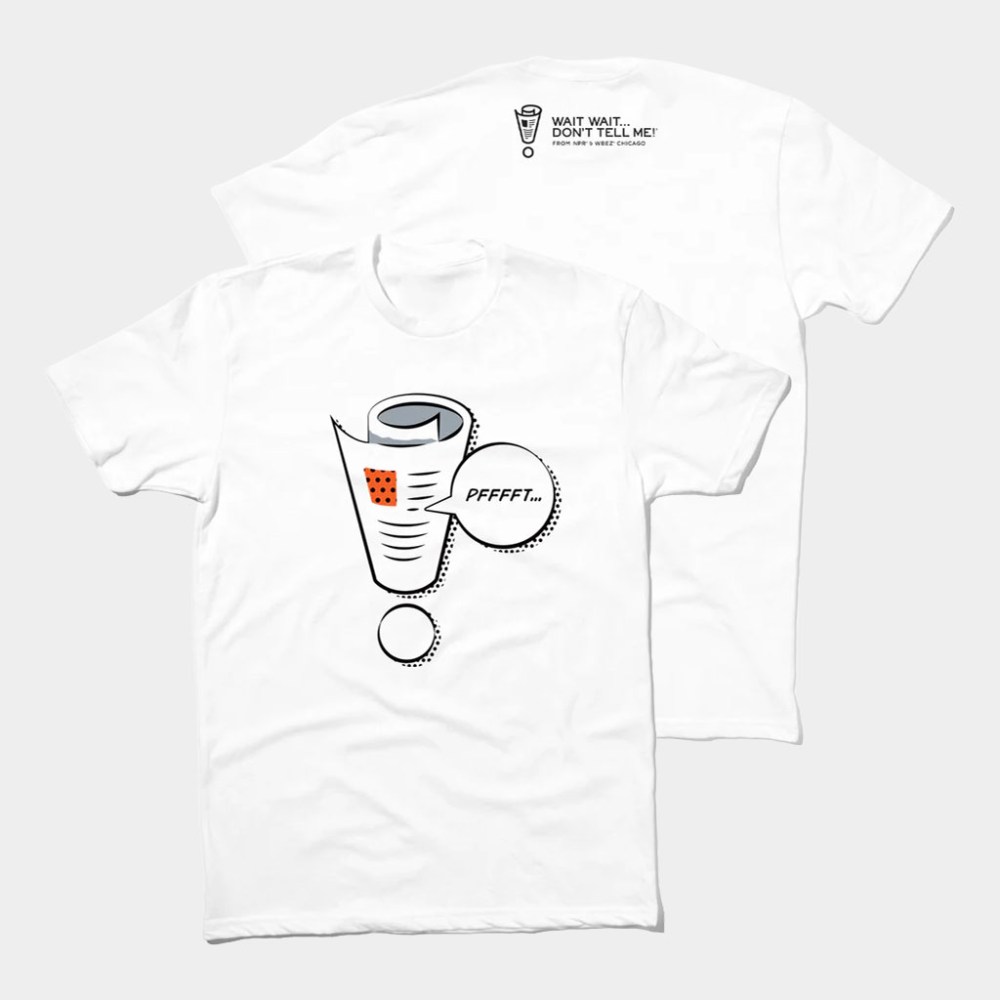 NPR Merch Wait Wait Don't Tell Me Logo T-Shirt NPR Shirt Gifts For Son
