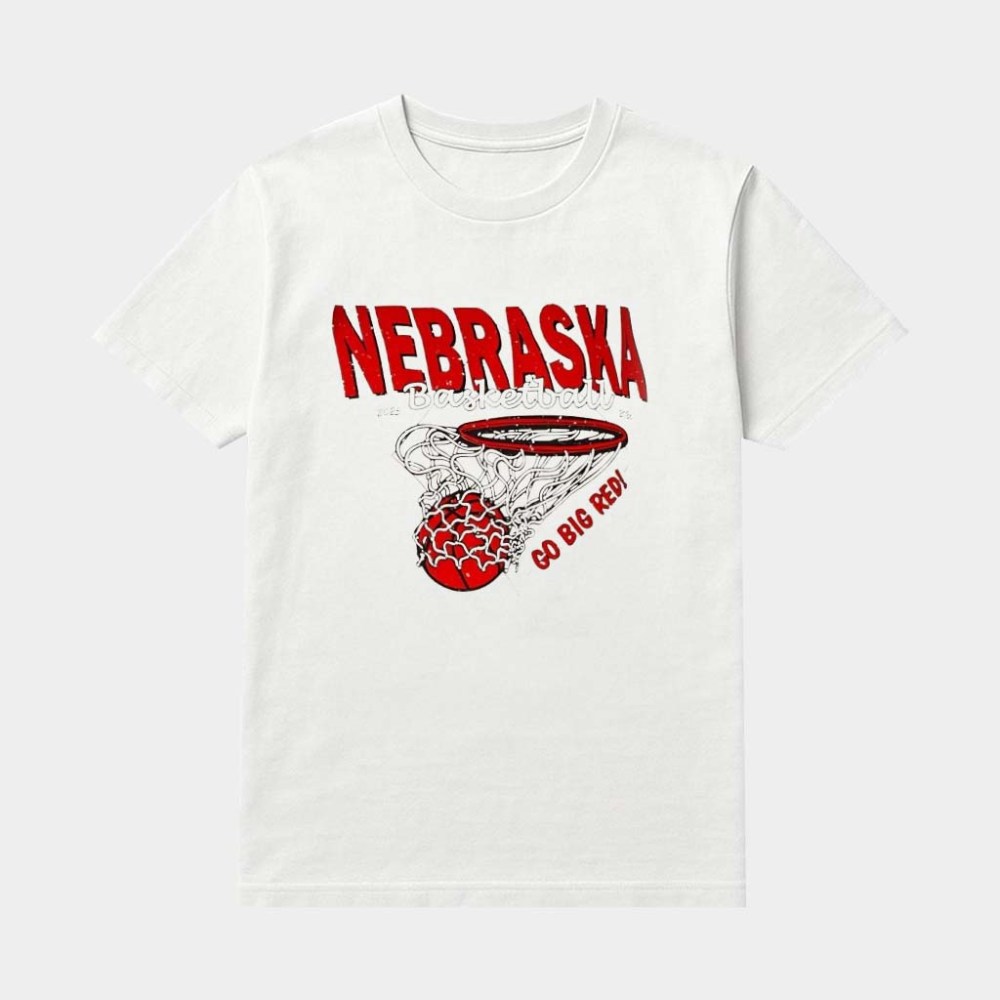 Nebraska Basketball 2025 2026 Go Big Red Shirt Game Day Apparel Basketball Lovers Gifts