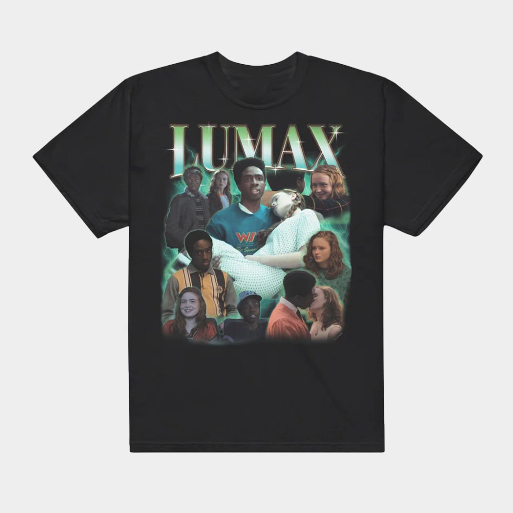 Netflix Merch Stranger Things T-Shirt Lumax Heartthrob Shirt Gifts For Fans