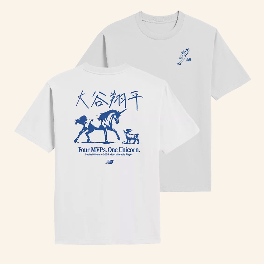 New Balance Merch Shohei Ohtani Unicorn T-Shirt 2025 Gifts For Friends