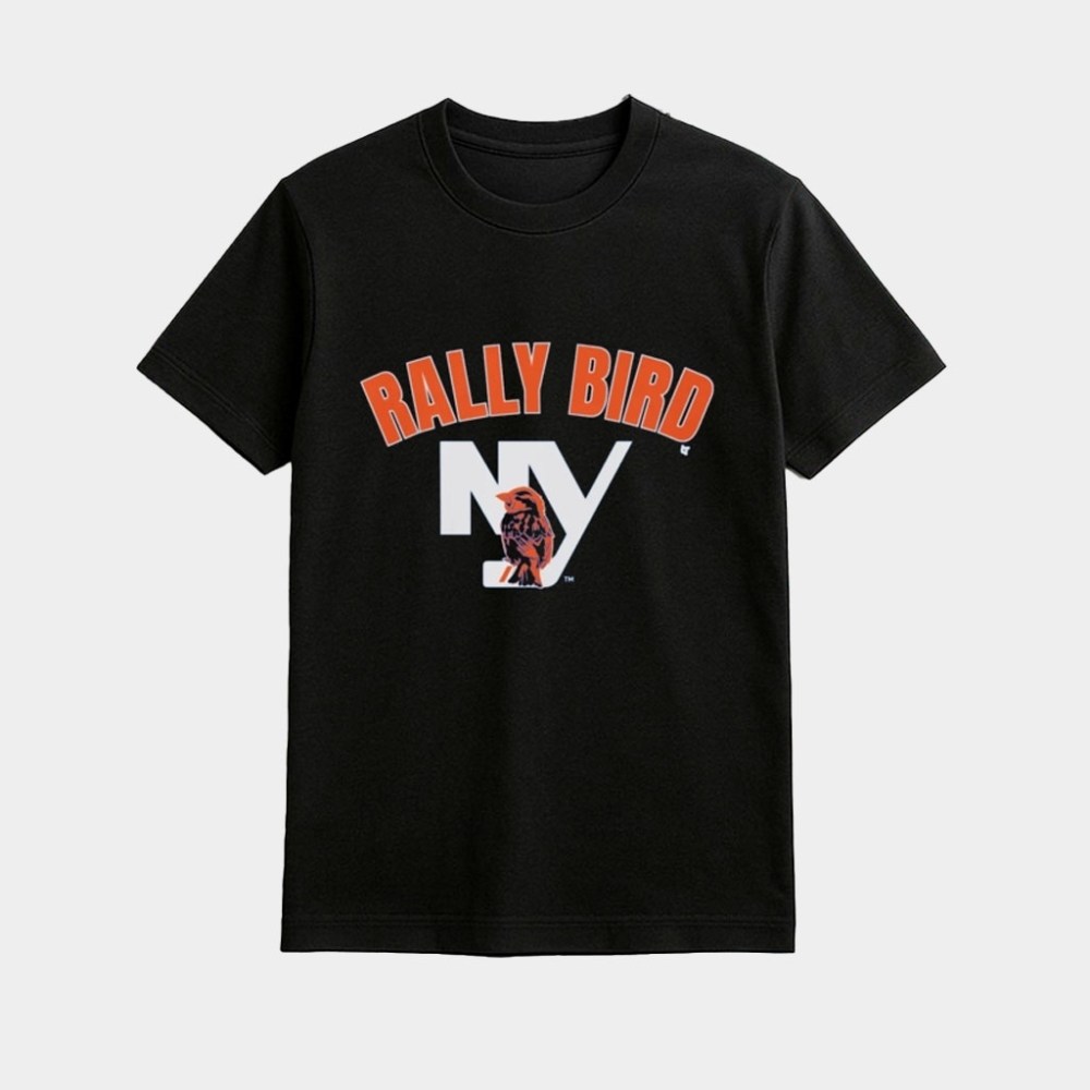 New York Islanders Rally Bird On Ice Shirt Islanders Merch Gifts For Ice Hockey Lovers