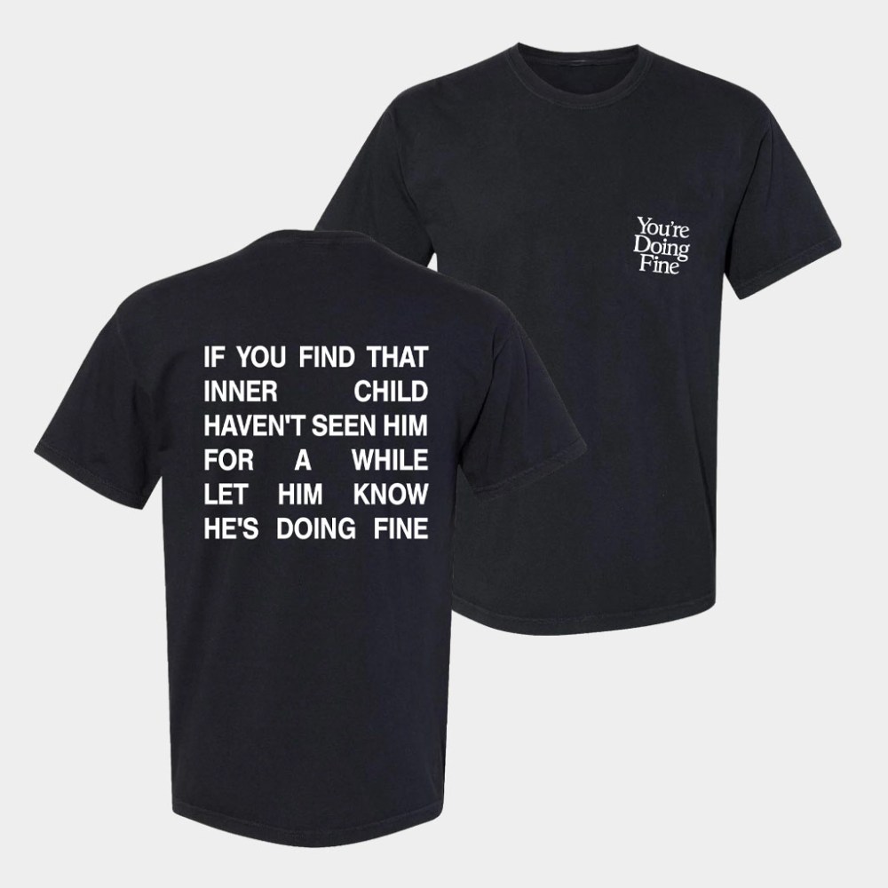 Nick Jonas Merch 2026 You're Doing Fine T-Shirt Nick Jonas Shirt Birthday Gift For Boyfriend