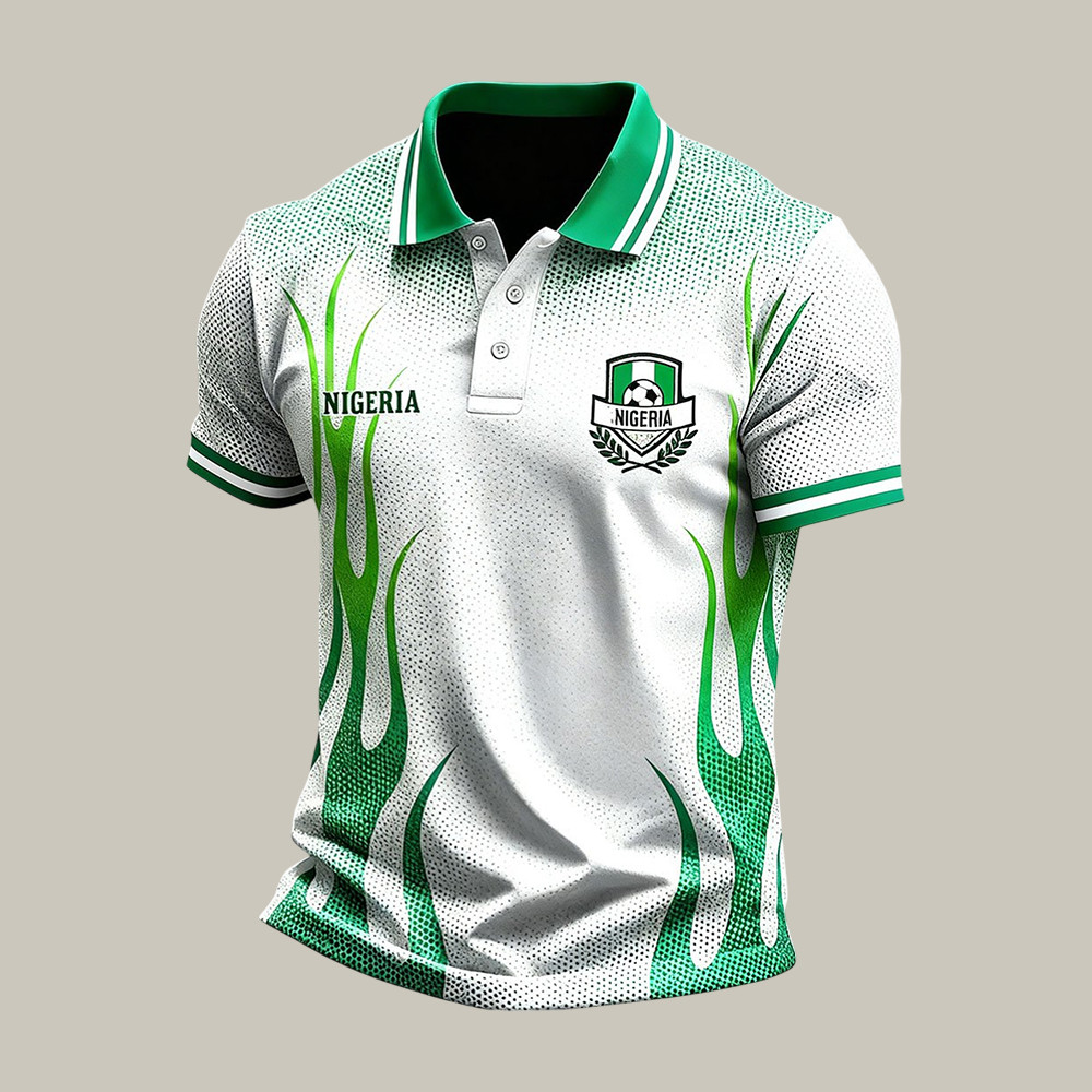 Nigerian 2026 FIFA World Cup Polo Shirt Game Day Shirt Soccer Lover Gift For Him