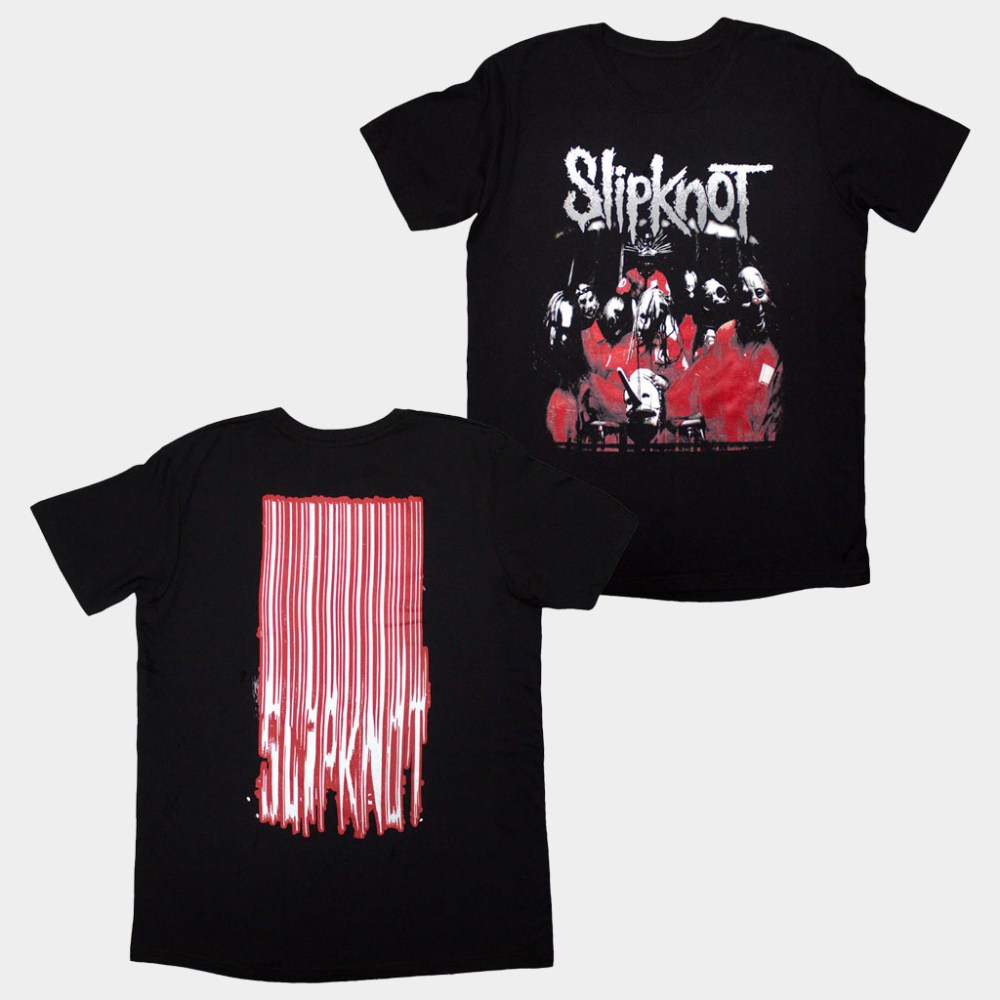 Night Shift Merch Slipknot Shirt Stretched Barcode T-Shirt Good Gifts For Dad