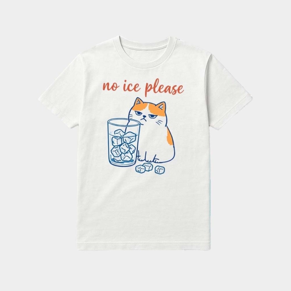 No Ice Please Cat Shirt Abolish Ice T-Shirt Political Tees Gifts For Friends