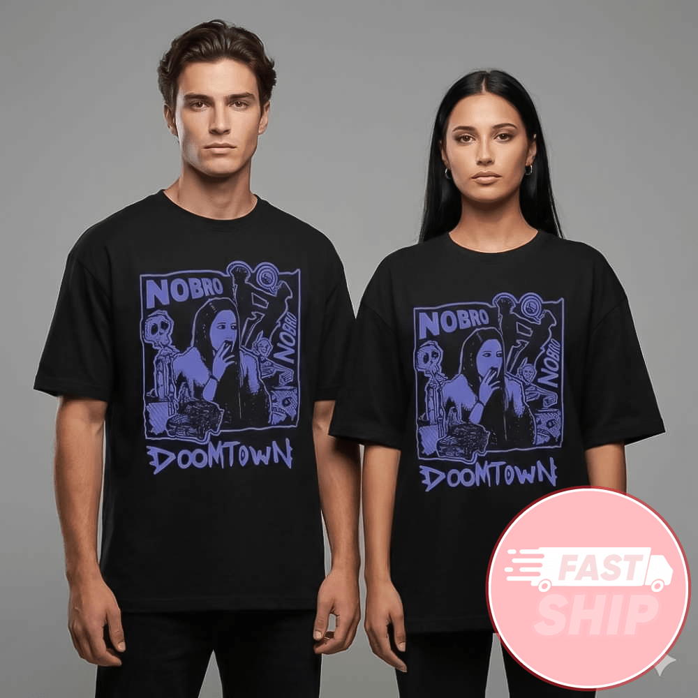 Nobro US Co-headlining Tour At Baltimore Nevermore Hall February 20 2026 Doom Town T-Shirt