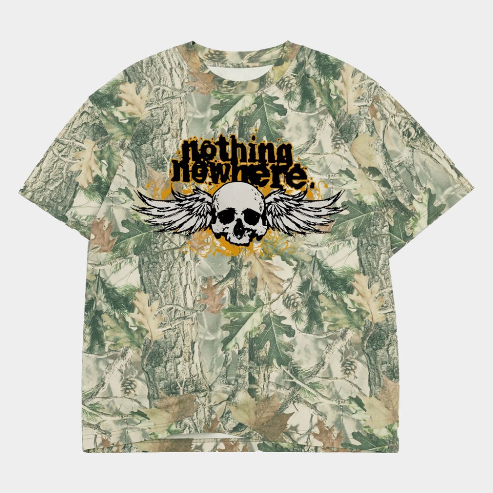 Nothing Nowhere Merch Nothing Nowhere Skull T-Shirt Birthday Present For Brother