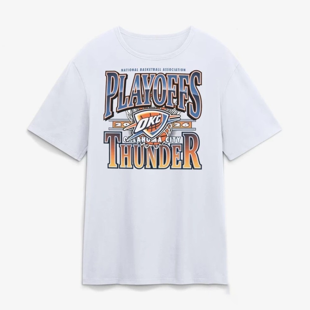OKC Thunder 2026 T-Shirt National Basketball Association Shirt Gifts For Sports Lovers