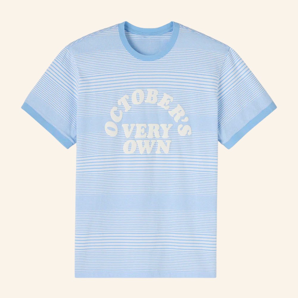 October's Very Own Merch Cooper Arch Stripe T-Shirt October's Very Own Shirt Gifts For Friend