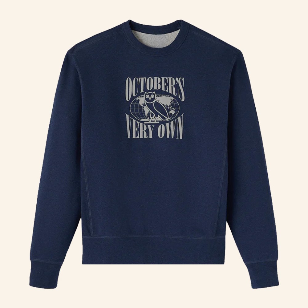 October's Very Own Merch Garment Crewneck OVO Sweatshirt Christmas Gifts For Boyfriend