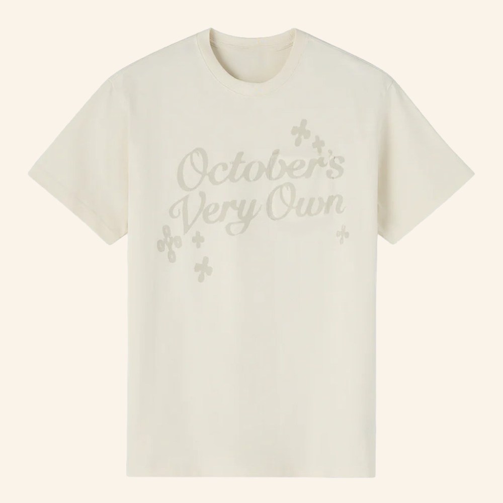 October's Very Own Merch Pom Pom Script T-Shirt OVO Shirt Birthday Gifts For Dad