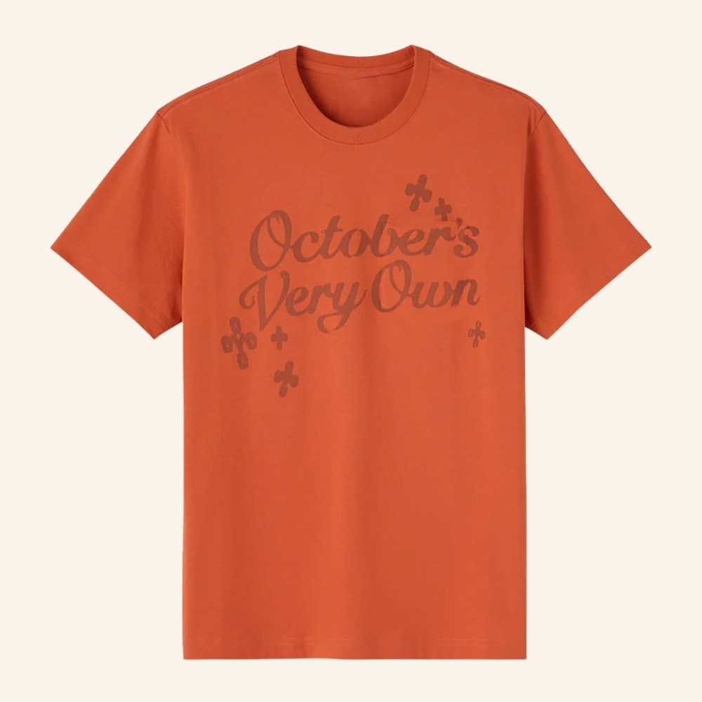 October's Very Own Merch Pom Pom Script T-Shirt OVO Shirt Christmas Gifts For Guys