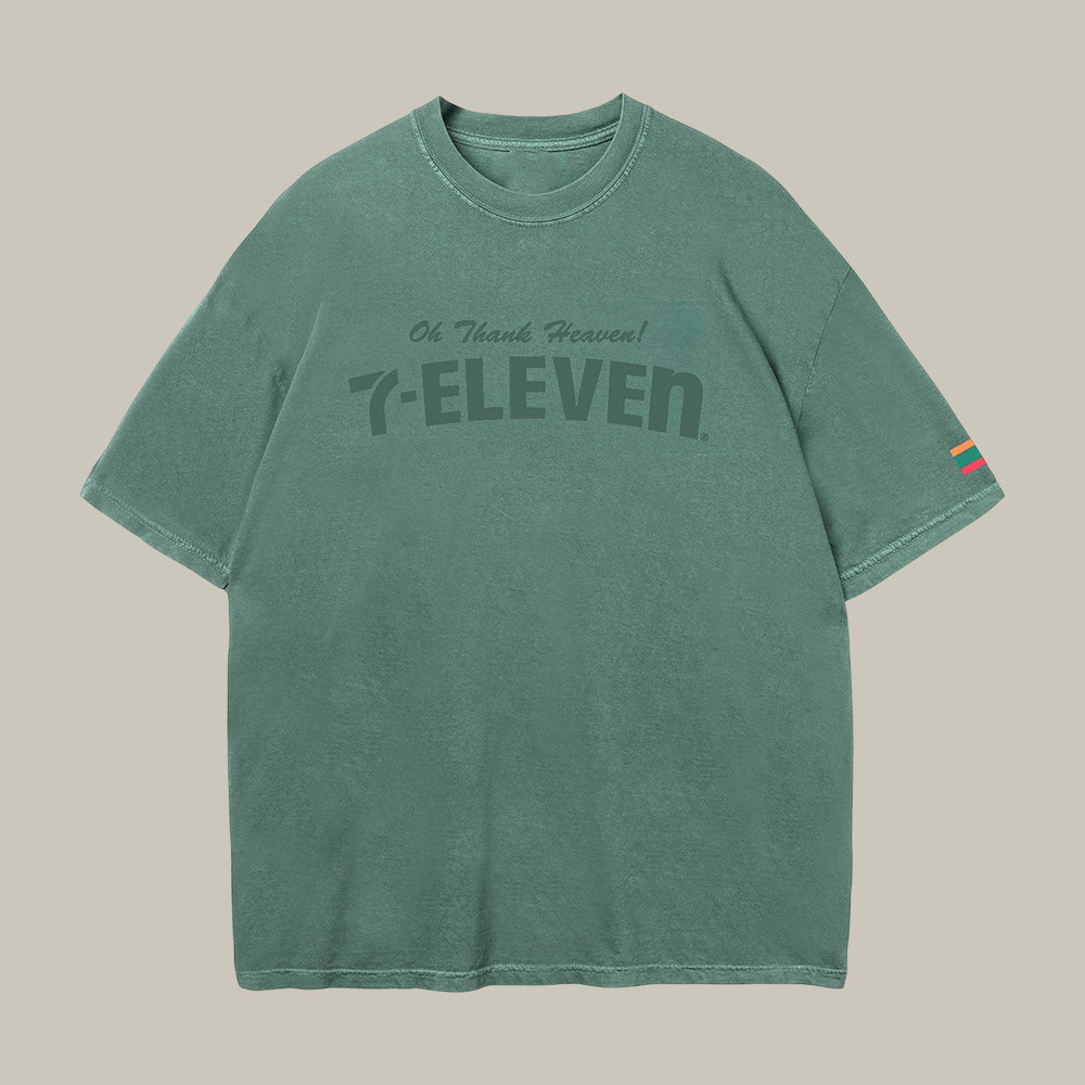 Oh Thank Heaven 7 Eleven T-Shirt 7 Eleven Birthday Clothing Unique Present For Friends