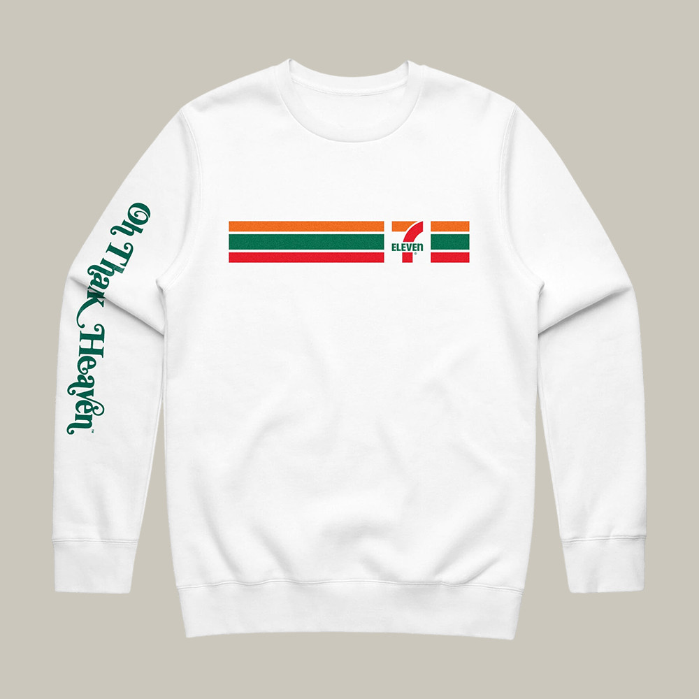 Oh Thank Heaven Eleven Sweatshirt Convenience Store Merch Good Gift For Enthusiasts