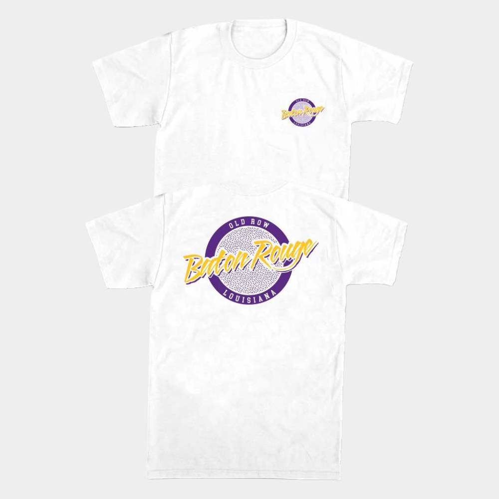 Old Row Merch Baton Rouge Louisiana Circle Logo T-Shirt Old Row Shirt Gift Ideas For Boyfriend