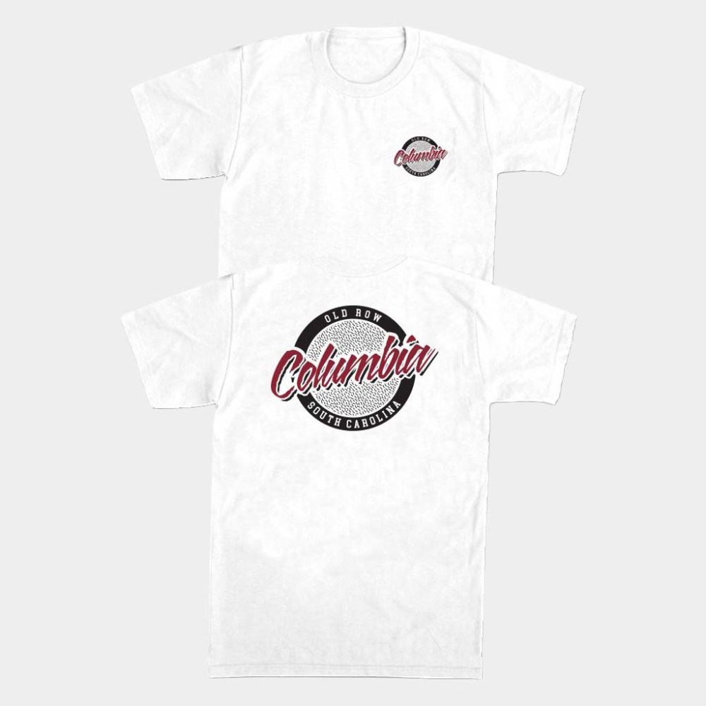 Old Row Merch Columbia South Carolina Circle Logo T-Shirt Old Row Shirt Gift Ideas For Dad
