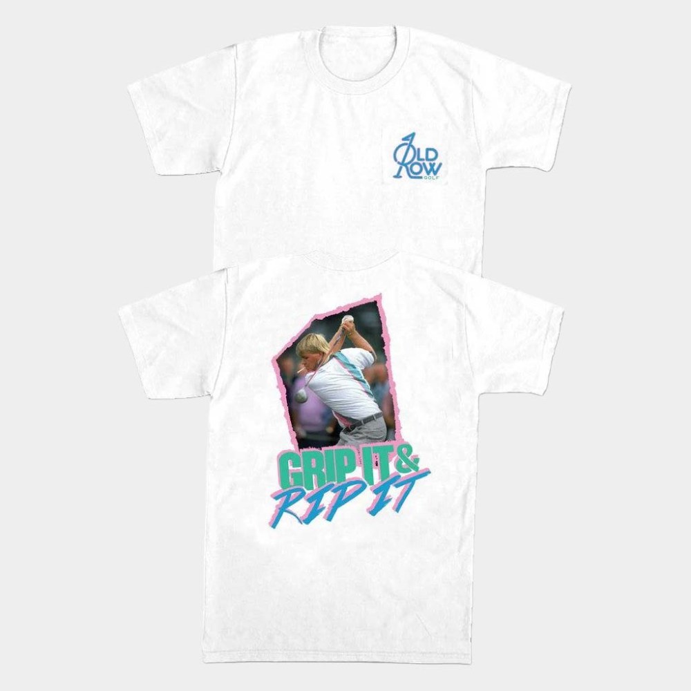 Old Row Merch Grip It And Rip It T-Shirt Birthday Gift Ideas For Golf Lovers