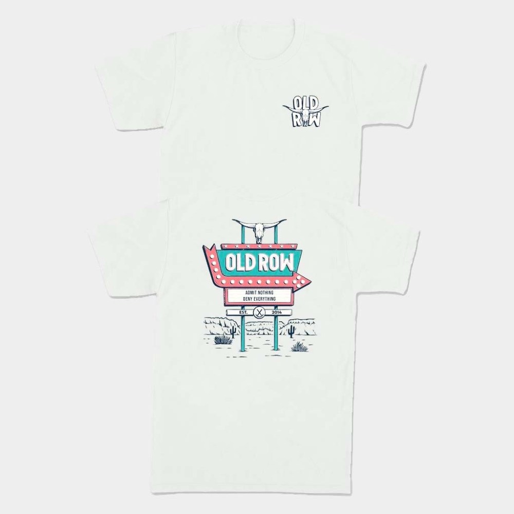 Old Row Merch Row Outdoors Road Sign T-Shirt Birthday Gift Ideas For Husband