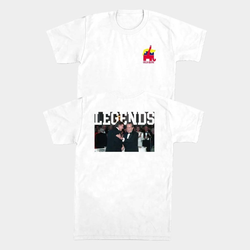 Old Row Merch Trump Nixon Legends T-Shirt Present For Husband
