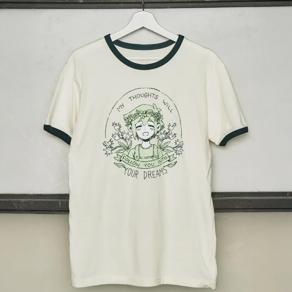 Omori Merch Basils Hope Ringer T-Shirt Christmas Gifts For Friend