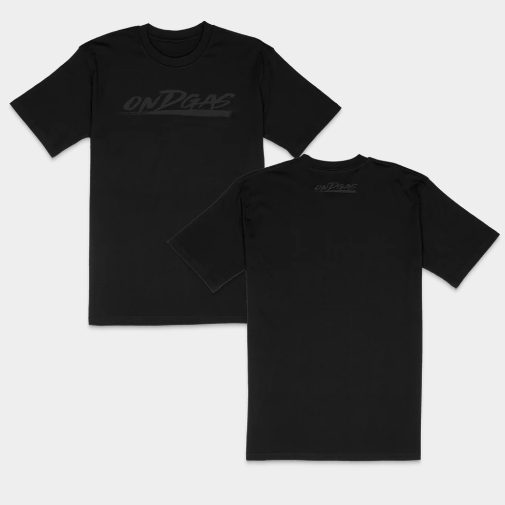 Ondgas Merch 100 Entries Black On Black Ondgas T-Shirt Birthday Gift For Him