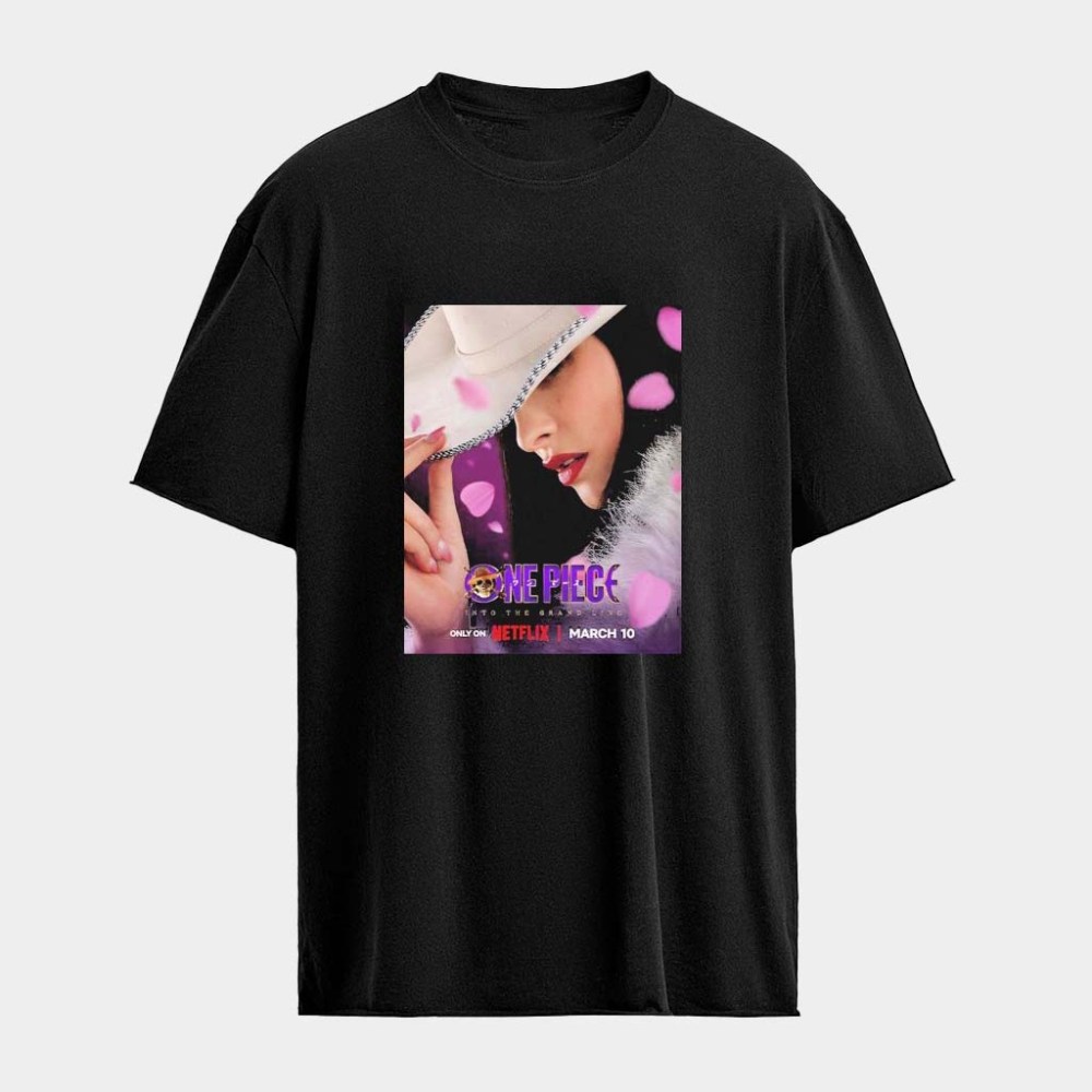 One Piece Season 2 Into The Grand Line Live Action Nico Robin Miss All Sunday Character T-Shirt