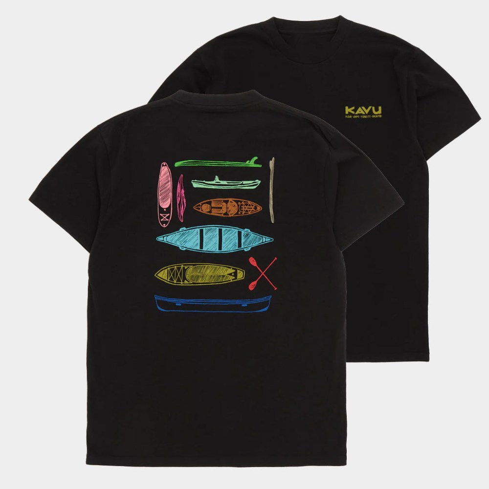 Outsiders Merch Paddle Out T-Shirt Black Kavu Shirt Good Gifts For Him