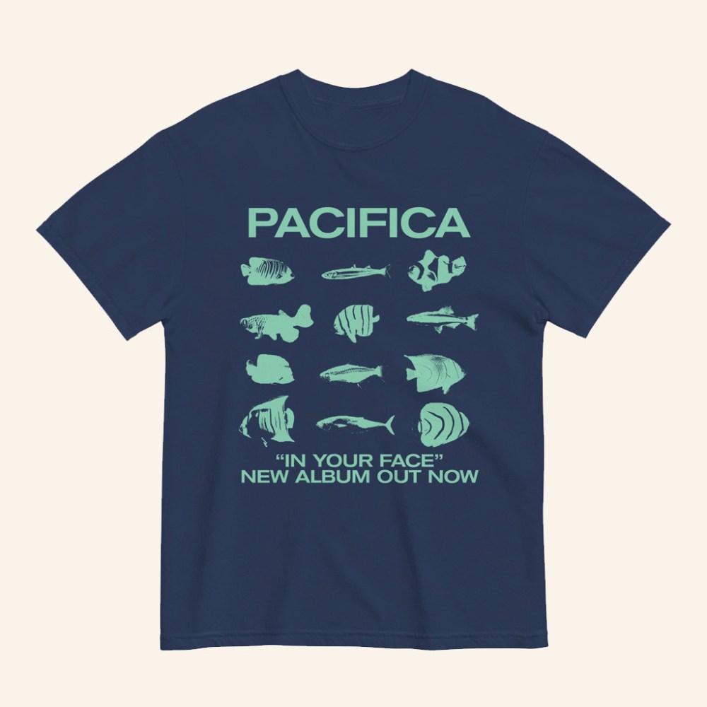 Pacifica Merch Fish T-Shirt Christmas Gifts For Father
