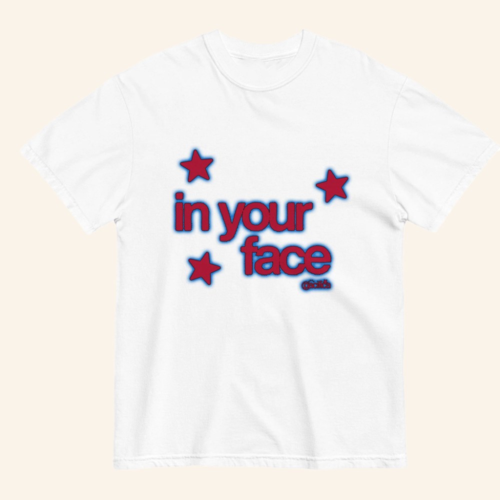 Pacifica Merch In Your Face T-Shirt Christmas Presents For Wife