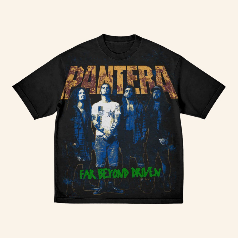 Pantera Merch Far Beyond Driven Jumbo Print T-Shirt Best Christmas Gifts For Boyfriend