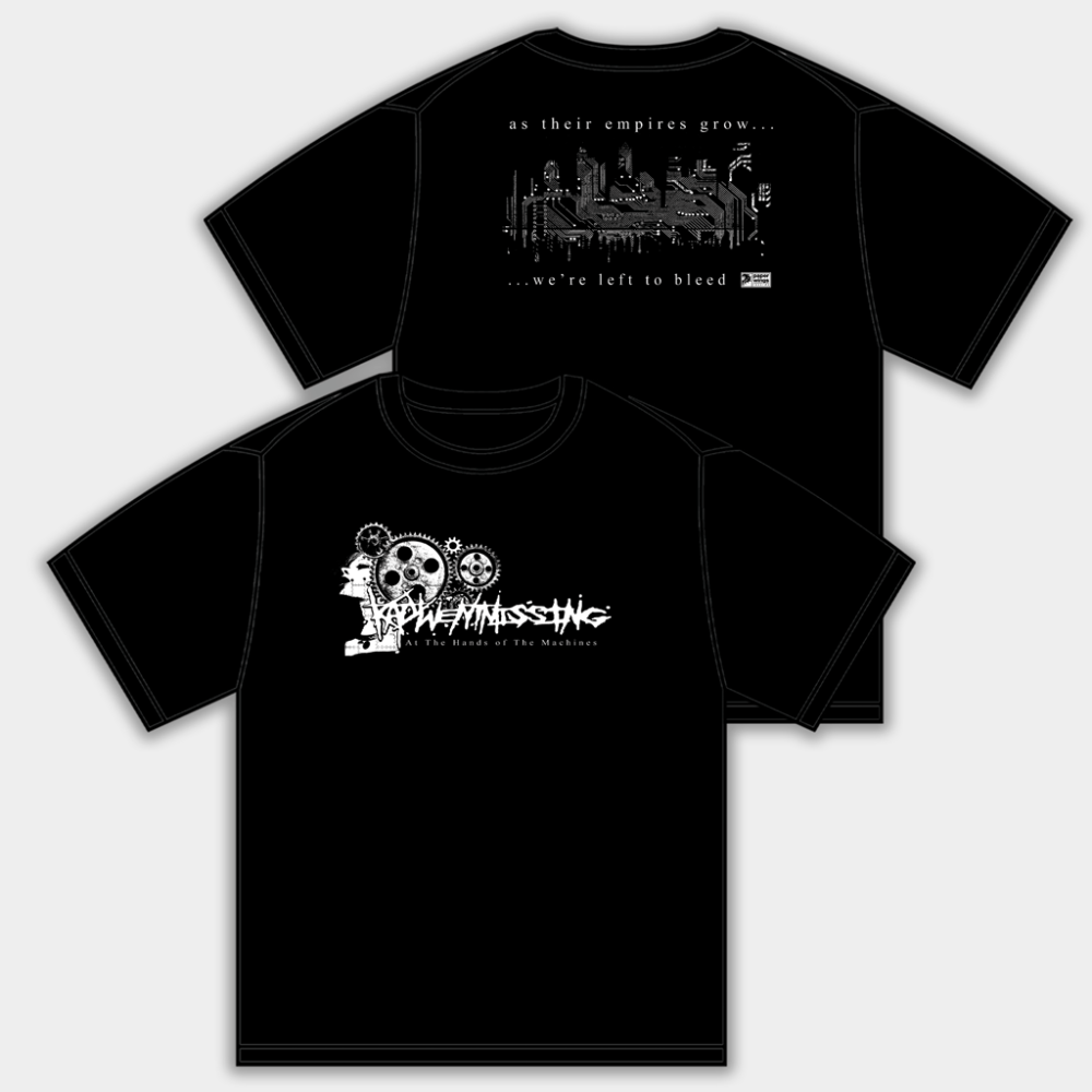 Paper Wings Records Merch Katywentmissing Machine T-Shirt Black Gifts For Friends