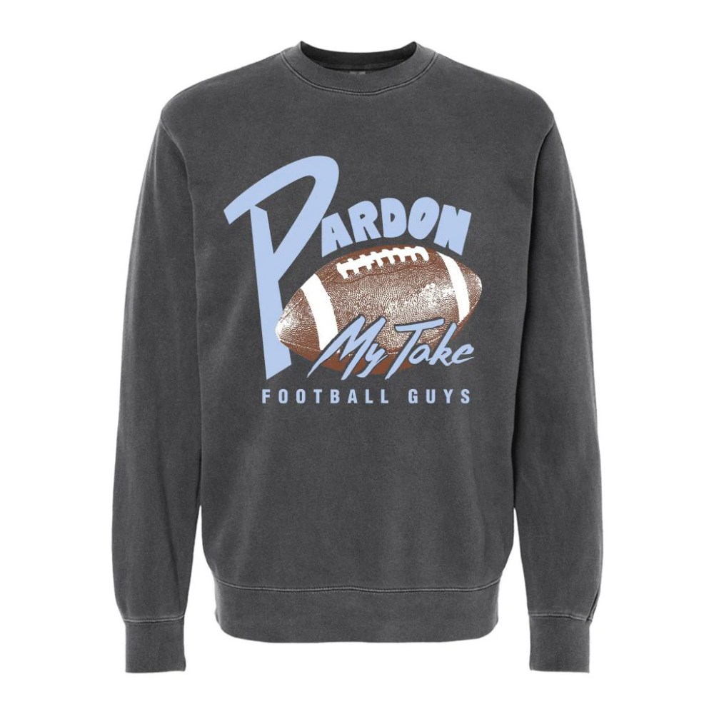 Pardon My Take Merch Pardon My Take Football Sweatshirt Christmas Presents For Football Lovers