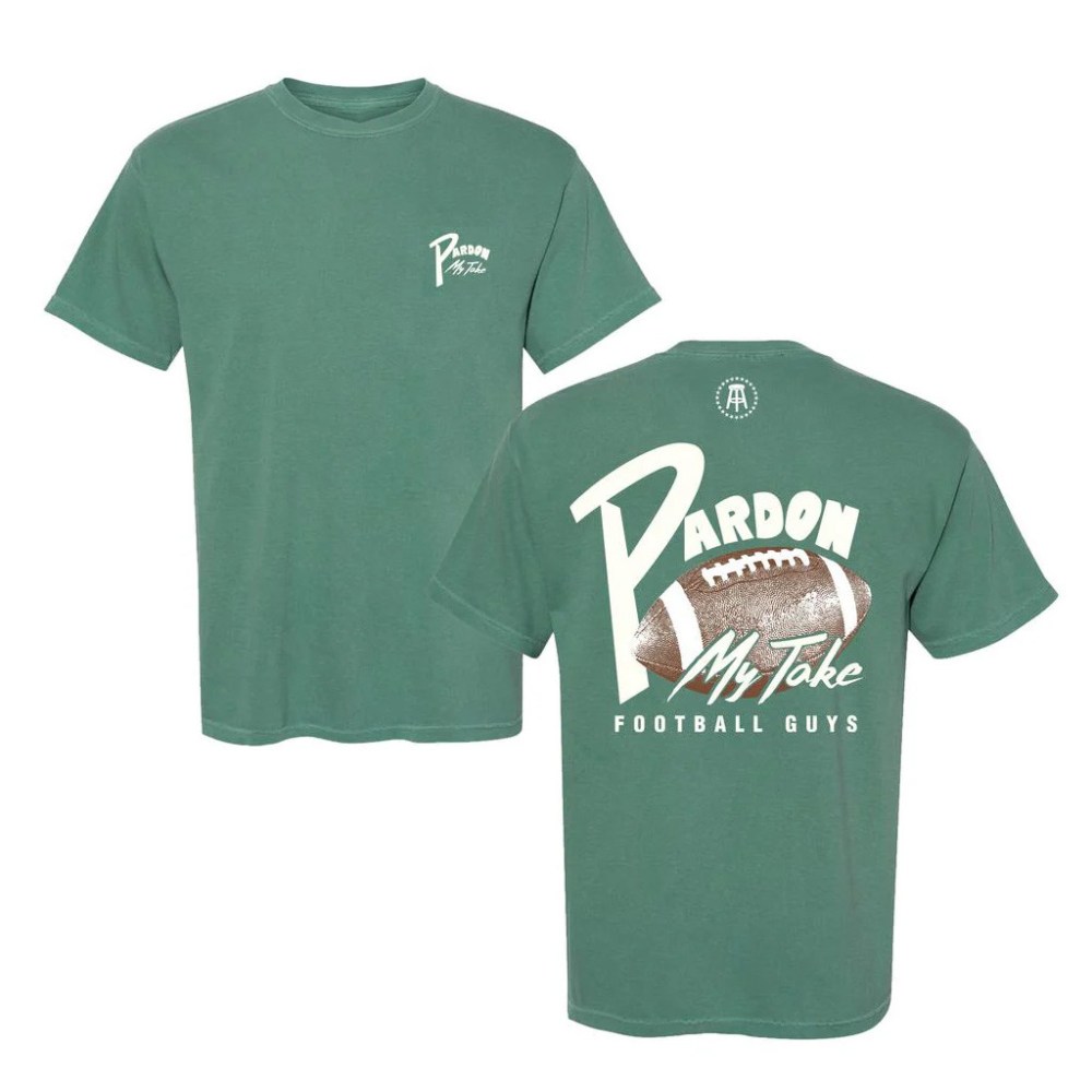 Pardon My Take Merch Pardon My Take Football T-Shirt Christmas Presents For Football Lovers