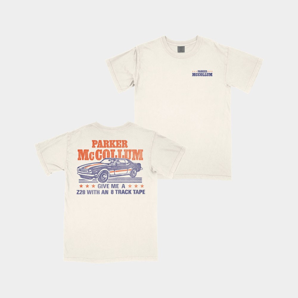 Parker McCollum Merch Give Me A Z28 With An 8 Track Tape T-Shirt Parker McCollum Shirt Fans Gift