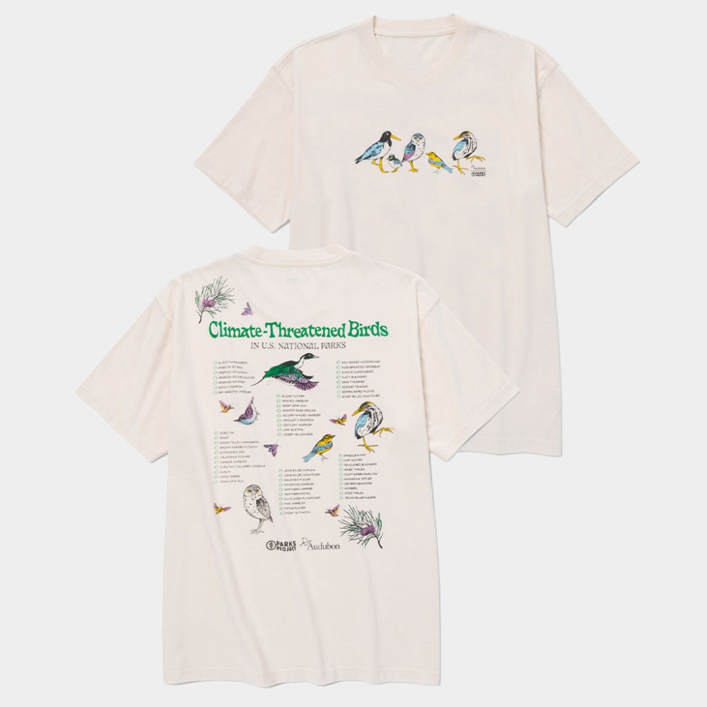 Parks Project Merch Parks Project X Audubon Bird Checklist T-Shirt Gift Ideas For BFF