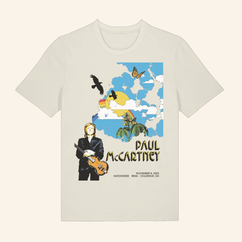 Paul McCartney Merch Got Back 2025 Columbus Event Shirt Presents For Music Lovers