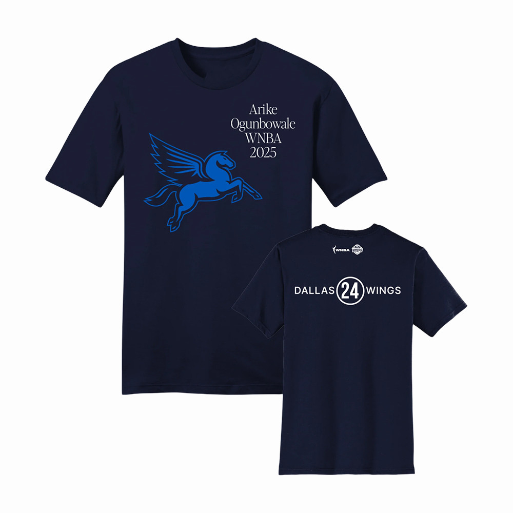 Pegasus Arike Ogunbowale WNBA T-Shirt Dallas Wings Clothes Basketball Lover Gift
