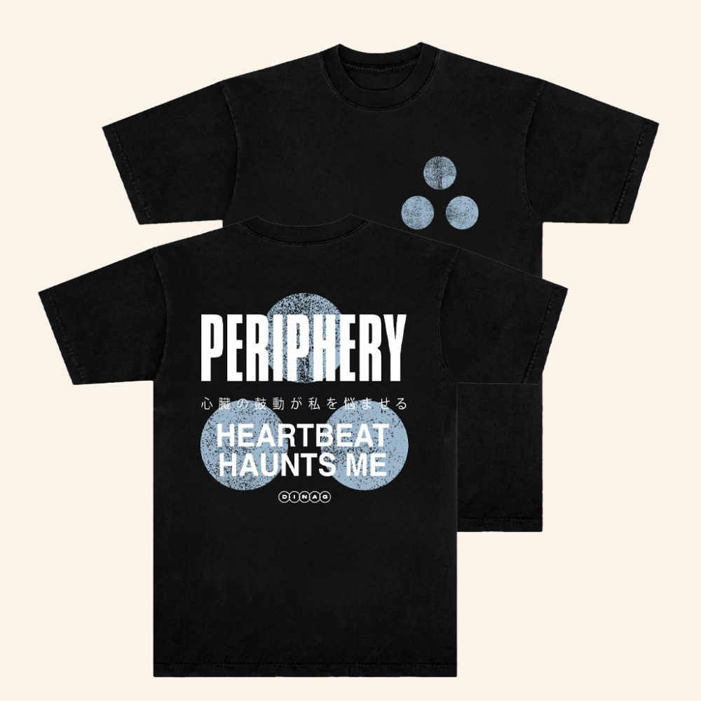 Periphery Merch Heartbeat T-Shirt Christmas Gift Ideas For Dad