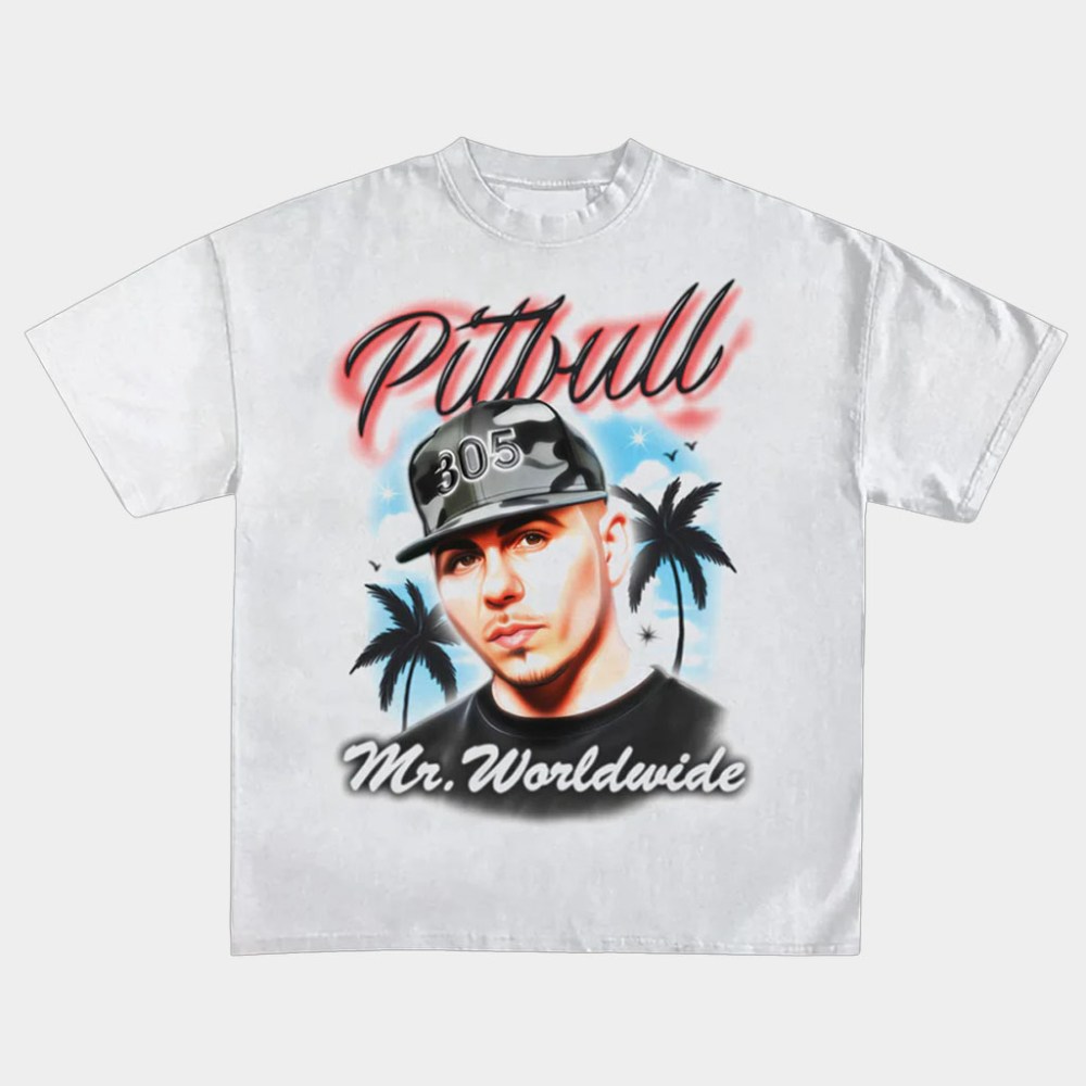 Pitbull Merch 2026 305 Day T-Shirt Pitbull Shirt Gifts For Rapper Fans