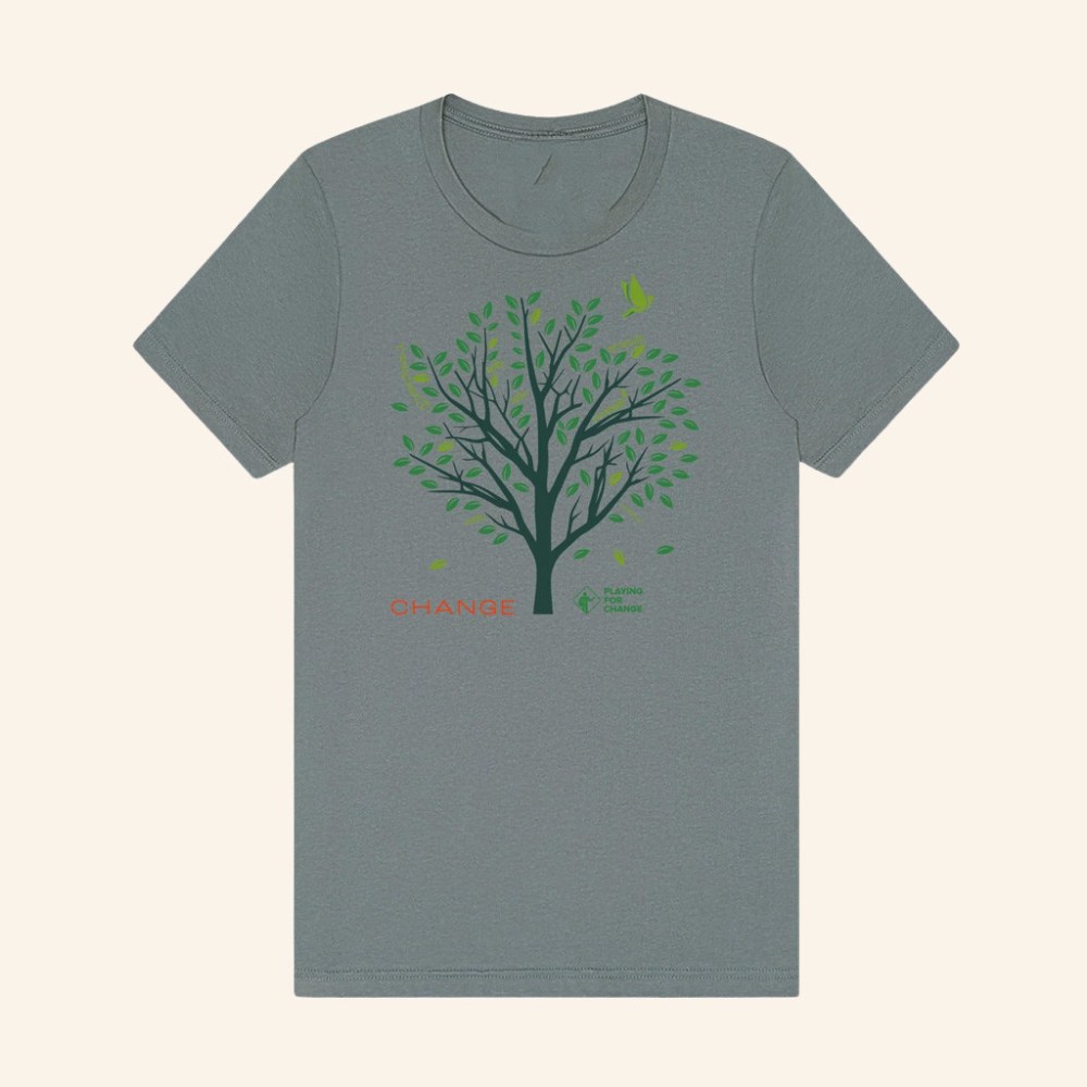 Playing For Change Merch Playing For Change Change Blue Storm Shirt Christmas Gifts For Her
