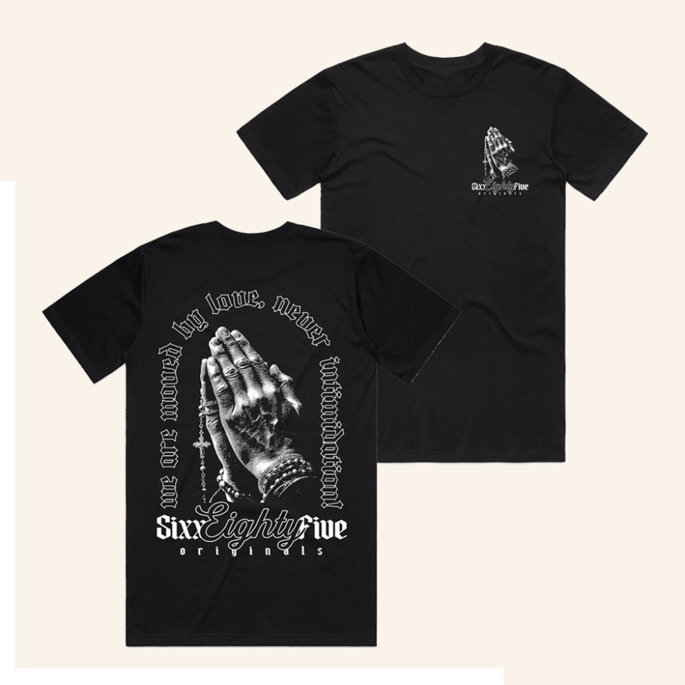 Poetik 685 Merch 685 Prayer Black T-Shirt Birthday Ideas For Boyfriend