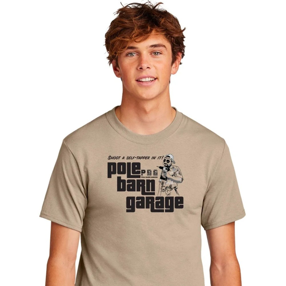 Pole Barn Garage Merch 2026 Shoot A Self Tapper T-Shirt PBG Shirts Present For Boyfriend