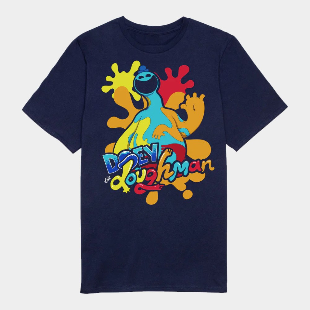 Poppy Playtime Merch Doey The Doughman Navy T-Shirt Birthday Gift Ideas For Him