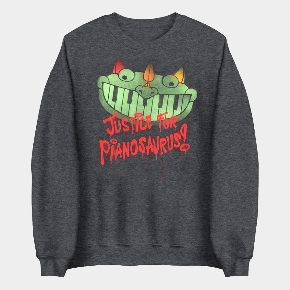 Poppy Playtime Merch Justice For Pianosaurus Sweashirt Gifts For Besties
