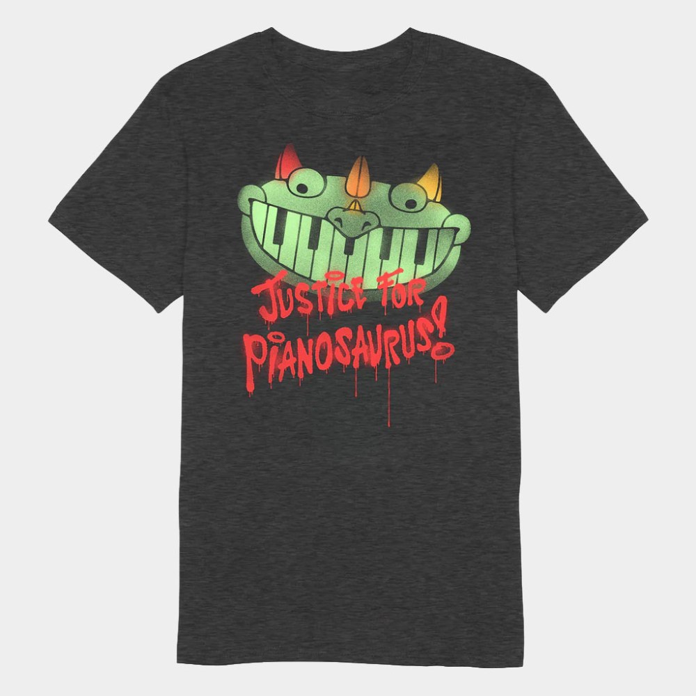 Poppy Playtime Merch Justice For Pianosaurus T-Shirt Gifts For Best Friends