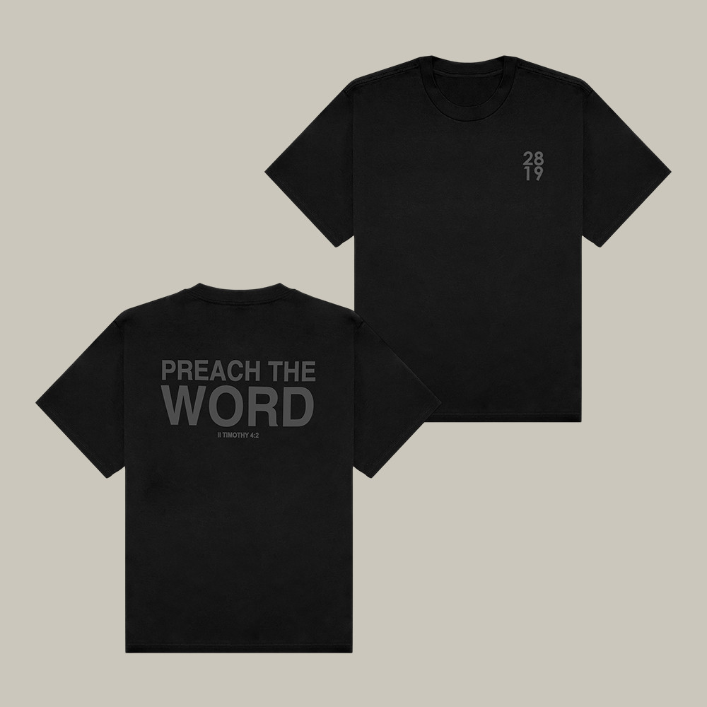 Preach The Word 2819 Church T-Shirt Christian Themed Shirt Streetwear Gift For Father