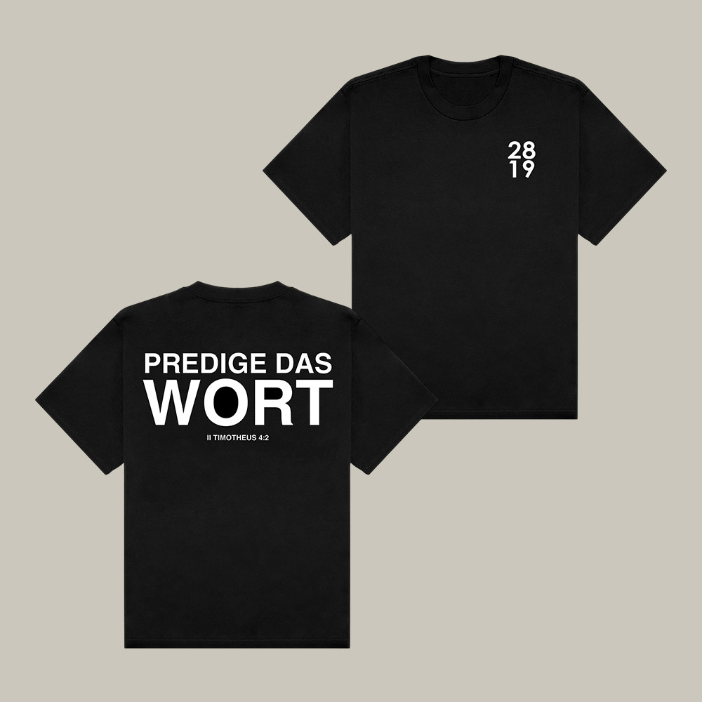 Predige Das Wort 2819 Church T-Shirt Bible Inspired Shirt 2819 Church Gift For Christians